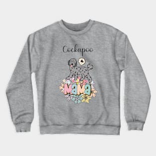 Blue Merle Cockapoo Mama Crewneck Sweatshirt